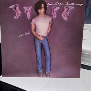 🔥🎸 Vintage John Cougar Mellencamp UH-HUH Vinyl 1983 Album - Never Played 🔥🎸